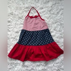 Girl Patriotic Halter Dress